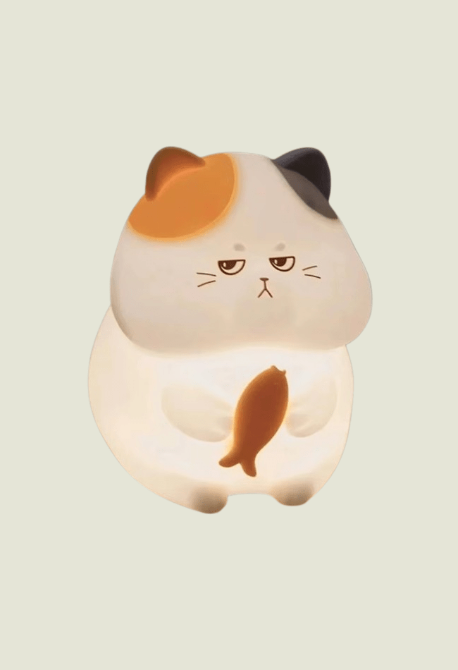 Lámpara infantil gato gruñón