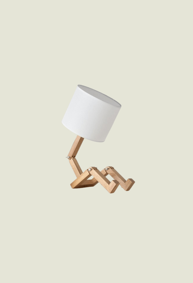 Lampara noche robot